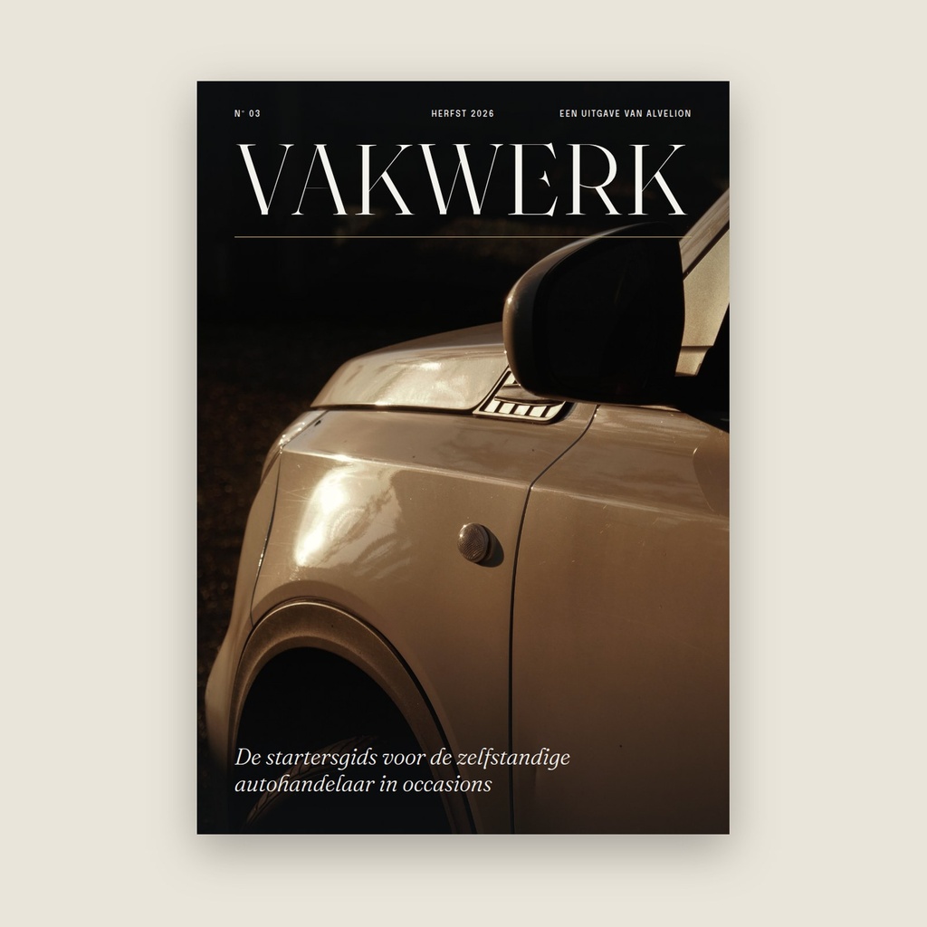 Vakwerk Nº 03: starter guide for used car dealers